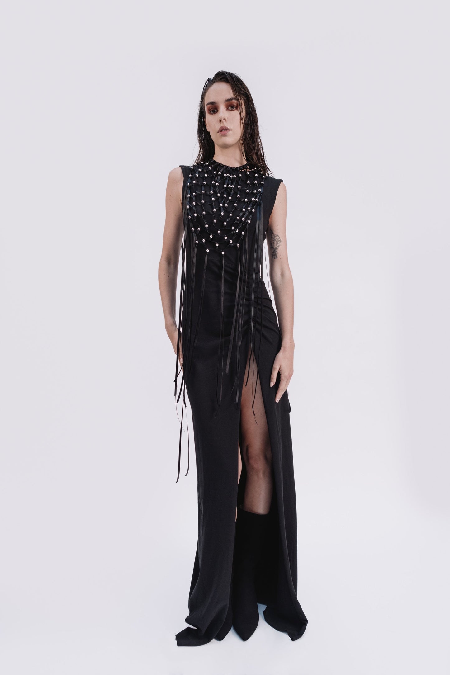 Gathered Jersey Gown