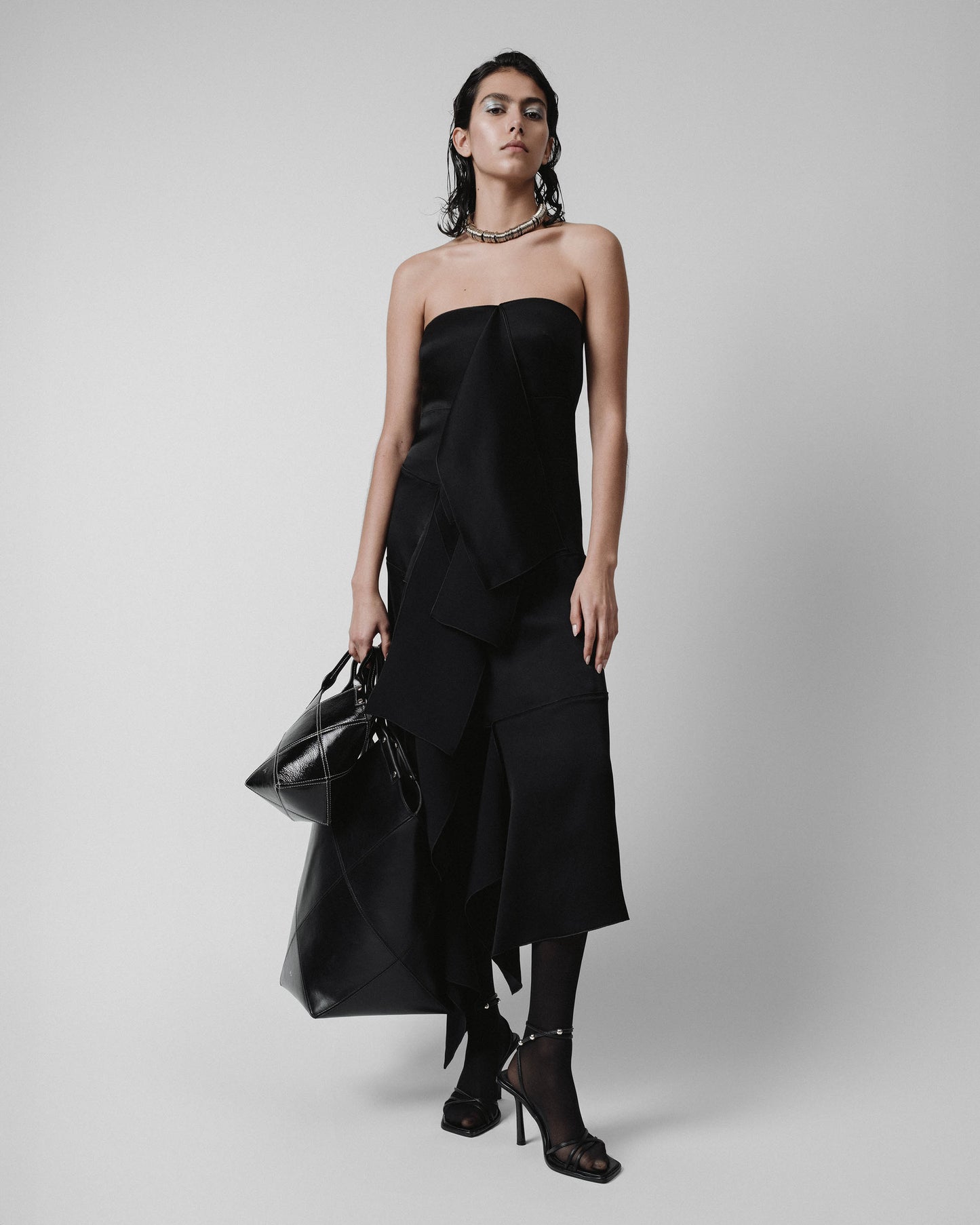 Strapless Panel Dress
