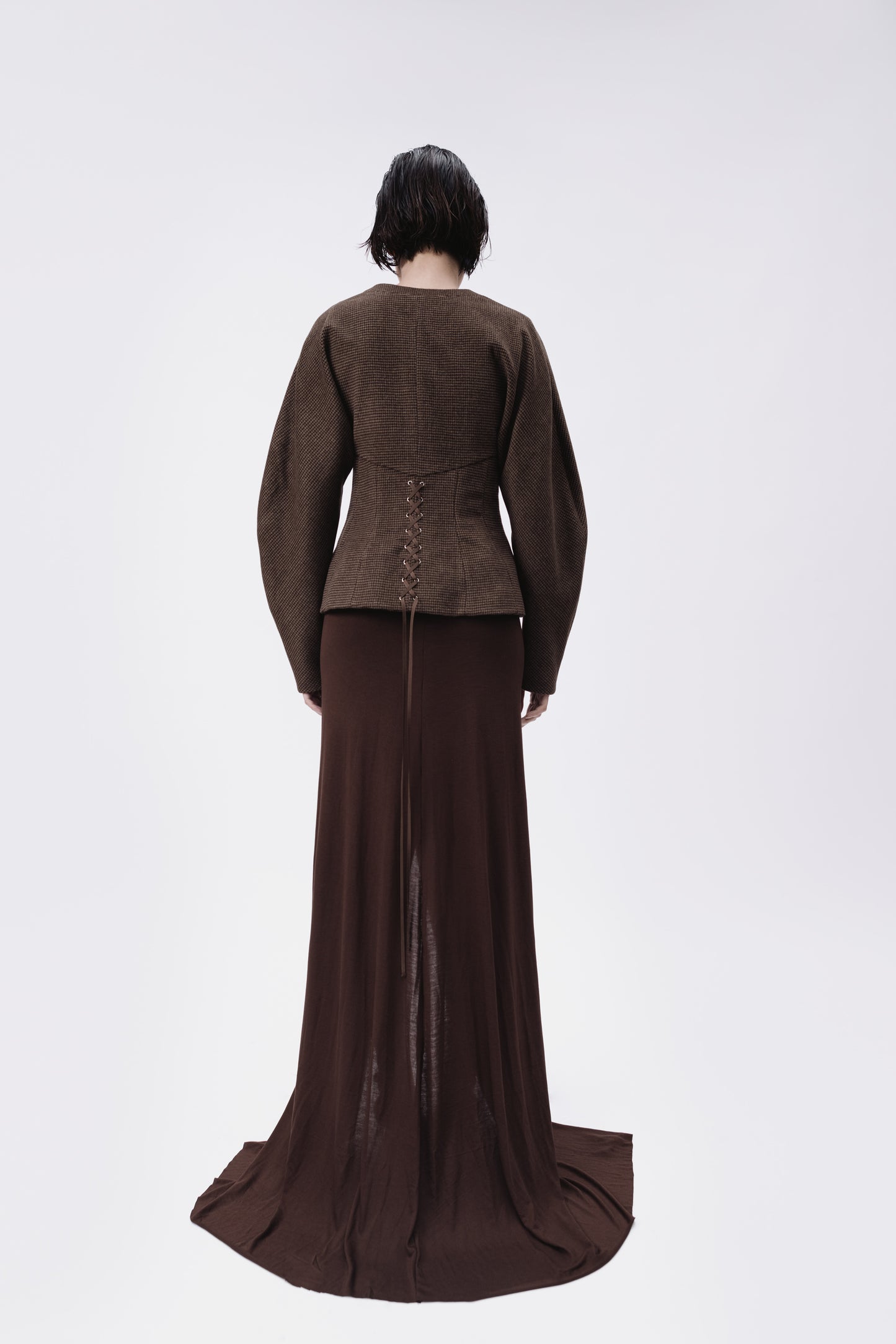 Gathered Jersey Gown
