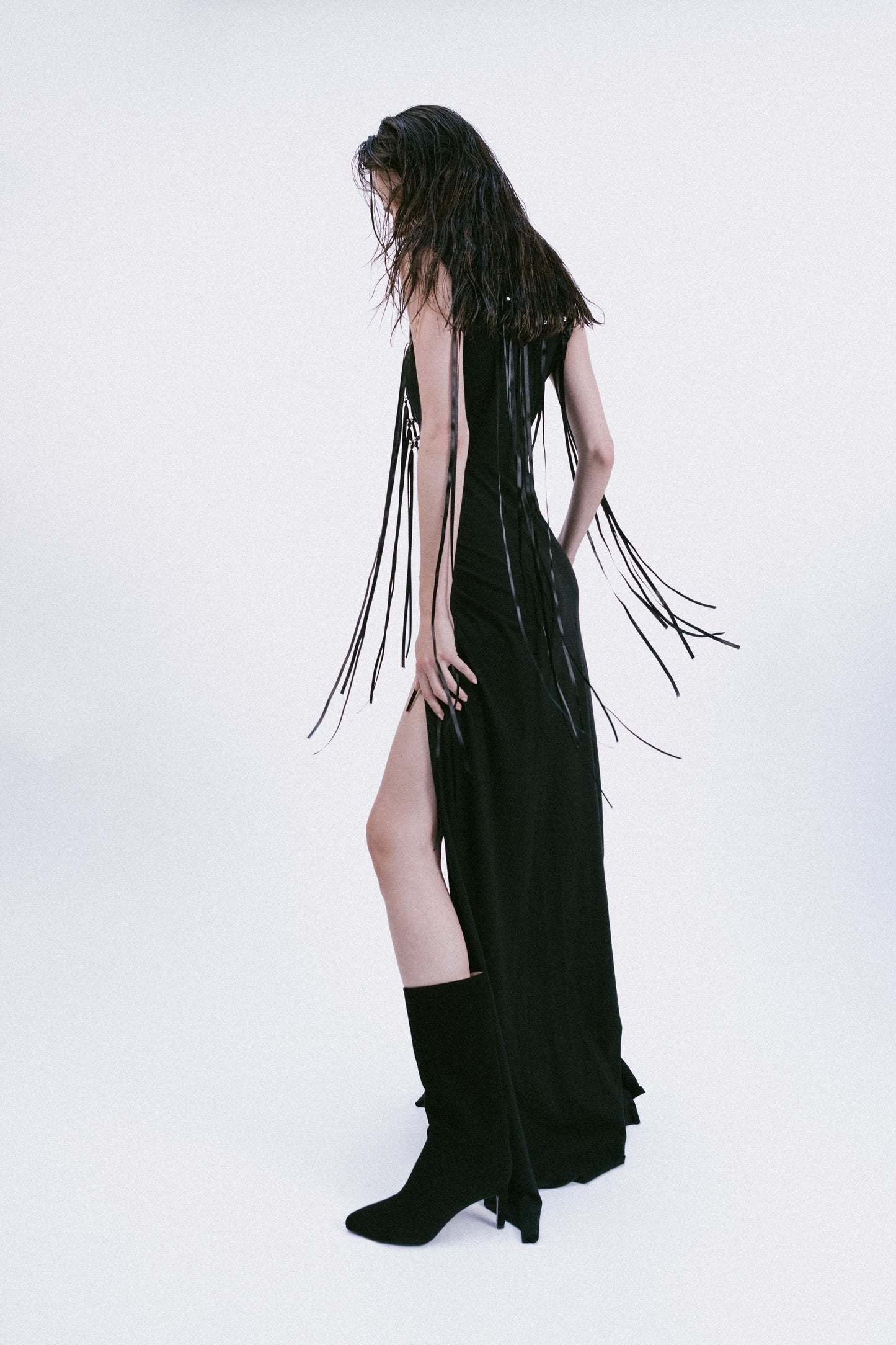 Gathered Jersey Gown