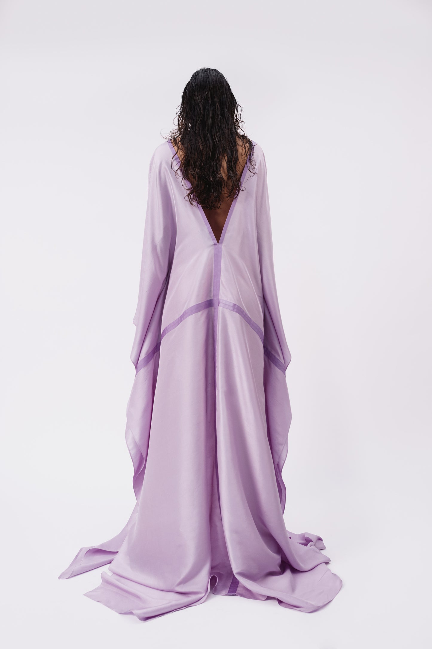 Silk Shantung Caftan