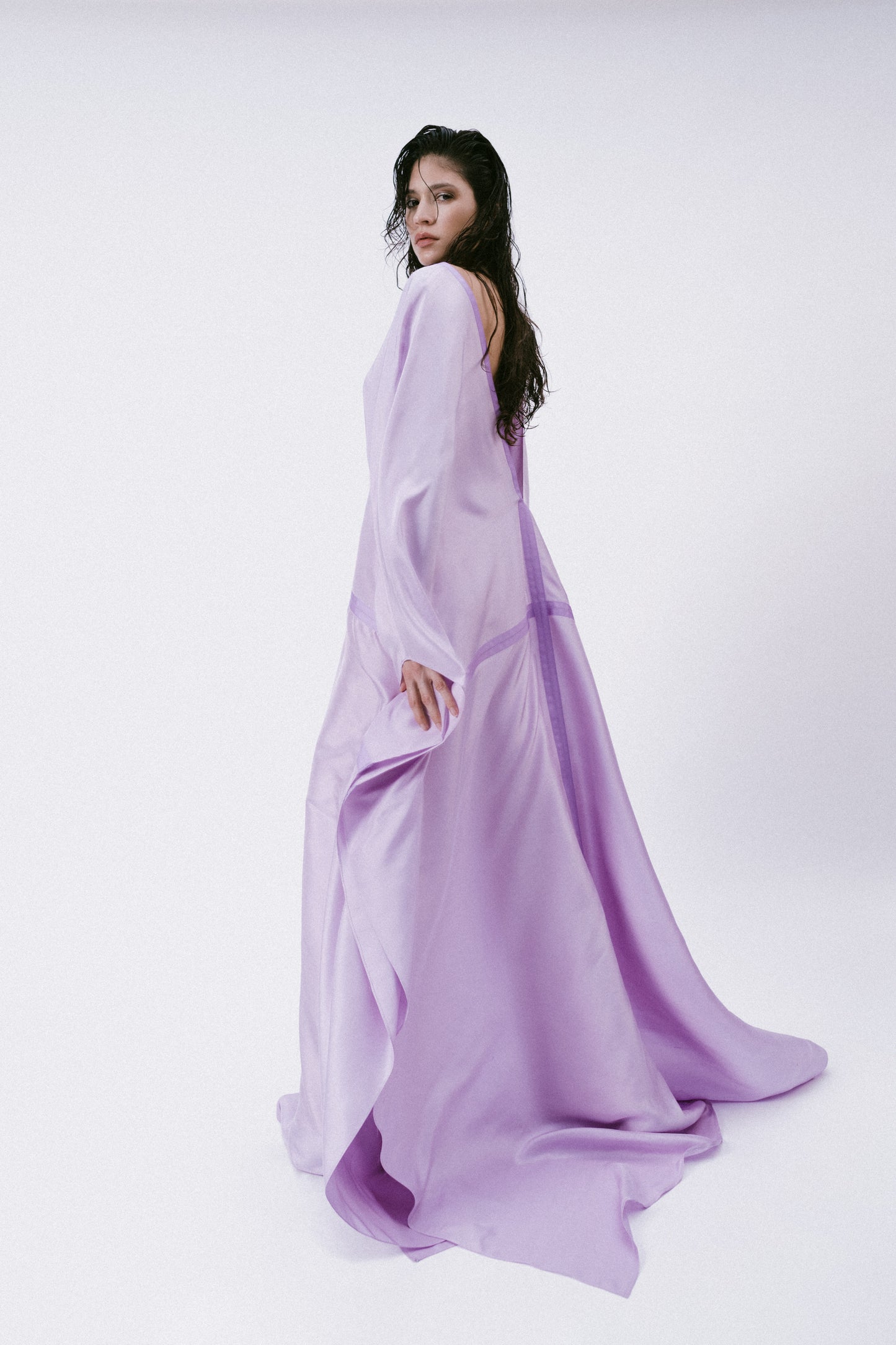 Silk Shantung Caftan
