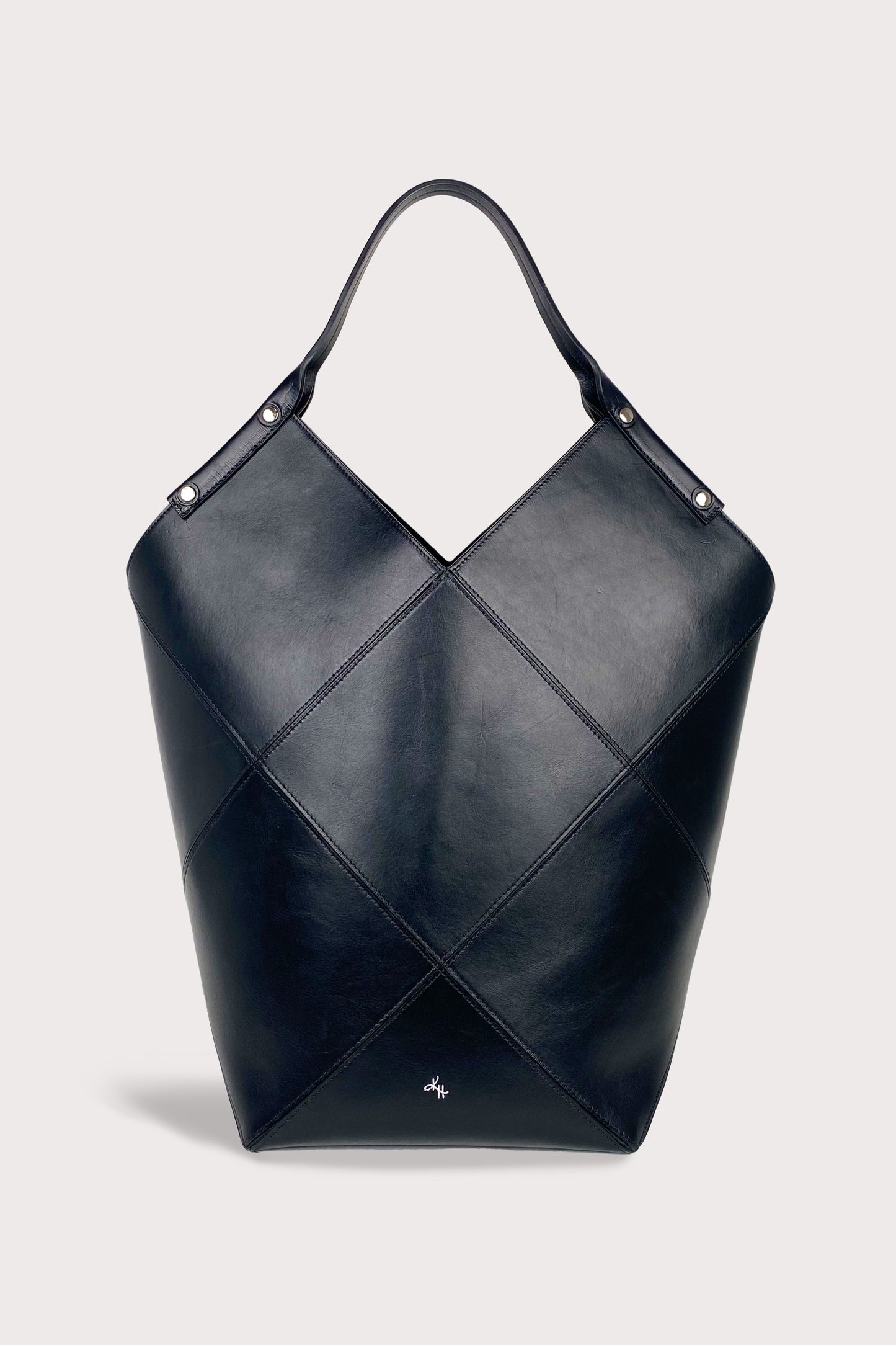 Large Fiona Tote in Shiny Calf