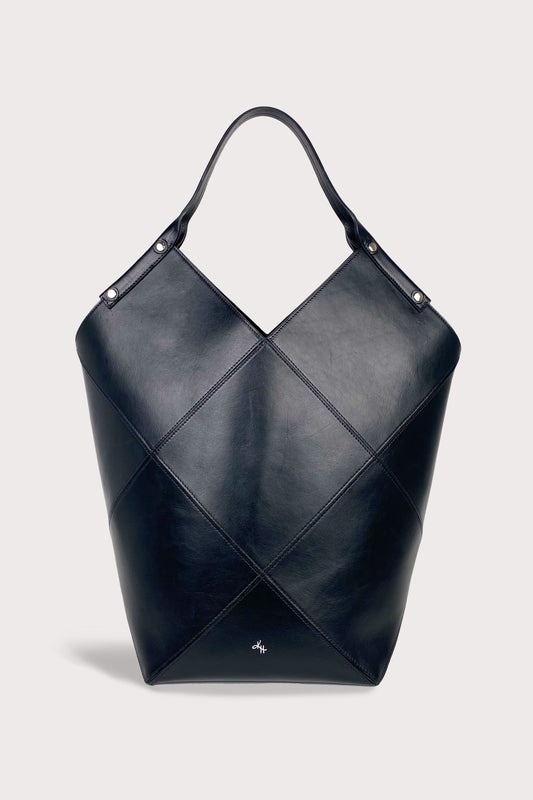 Large Fiona Tote in Shiny Calf