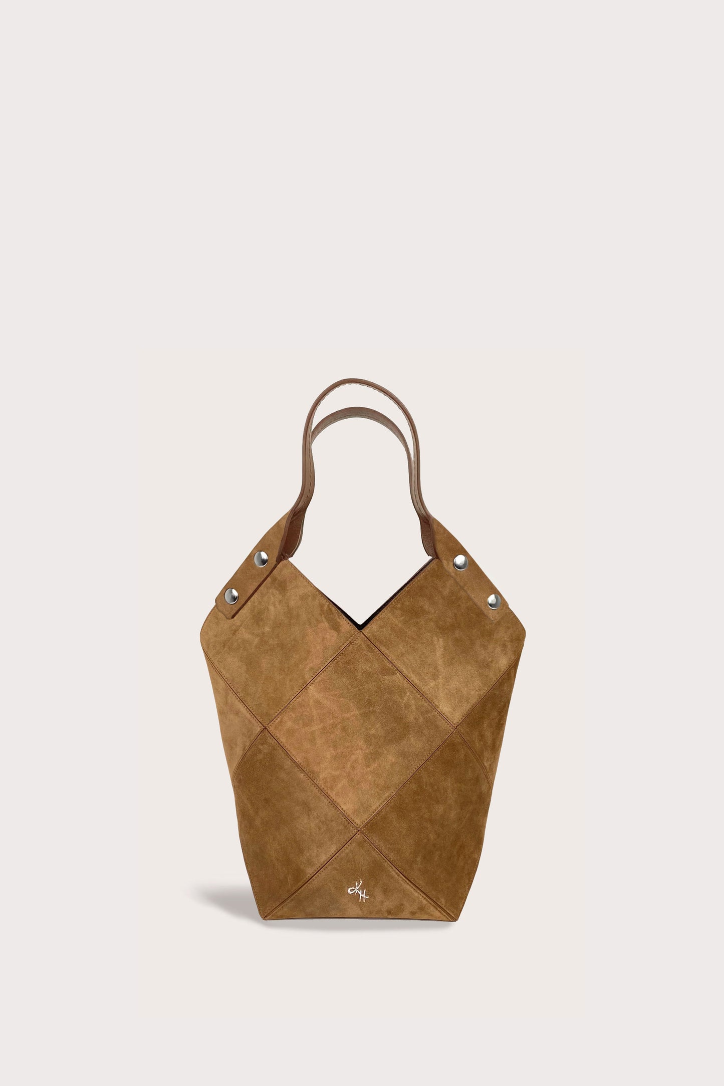 Mini Fiona Tote in Caramel Suede