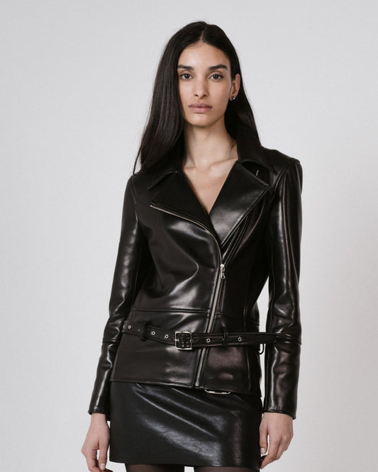 Buckled Biker Jacket