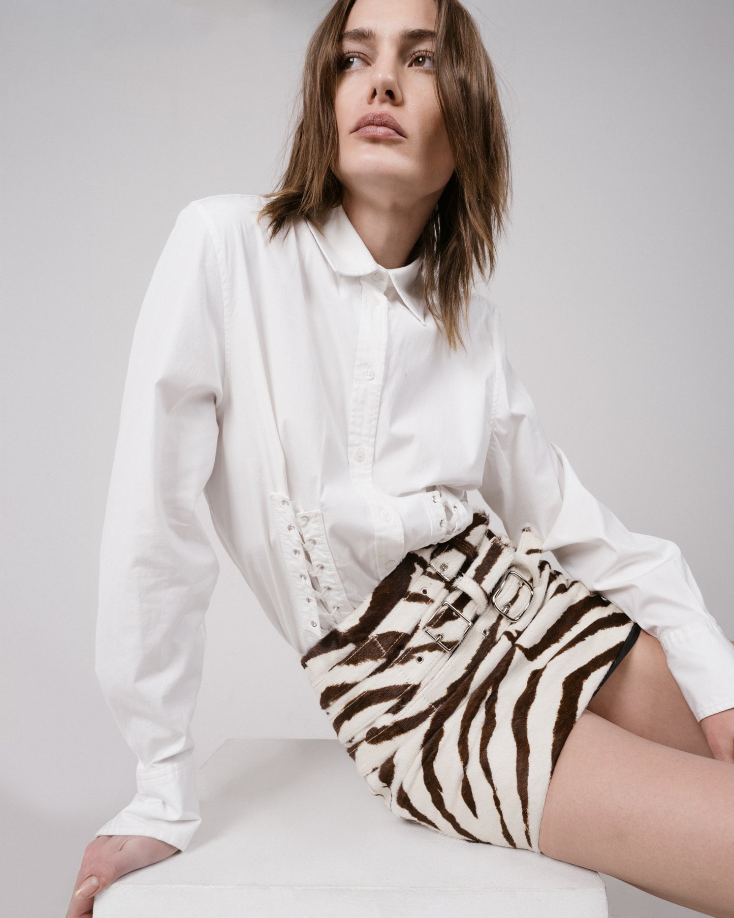 Long Sleeved Shirt with Lacing