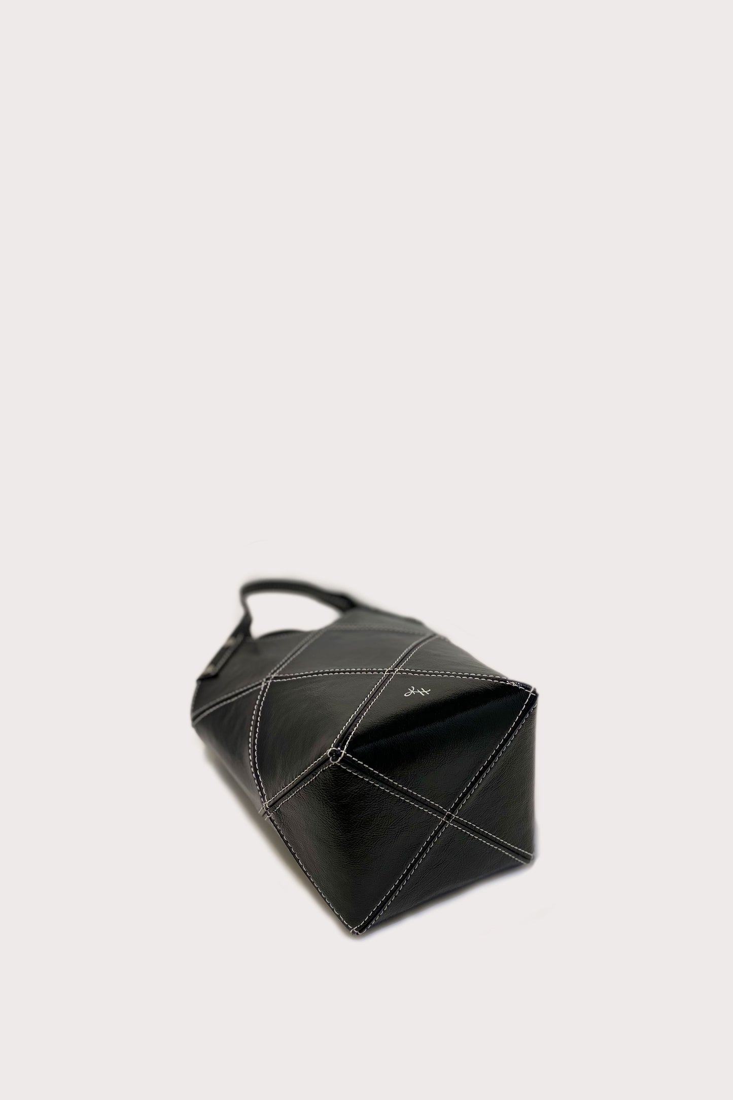 Mini Fiona Tote in Crinkle Patent