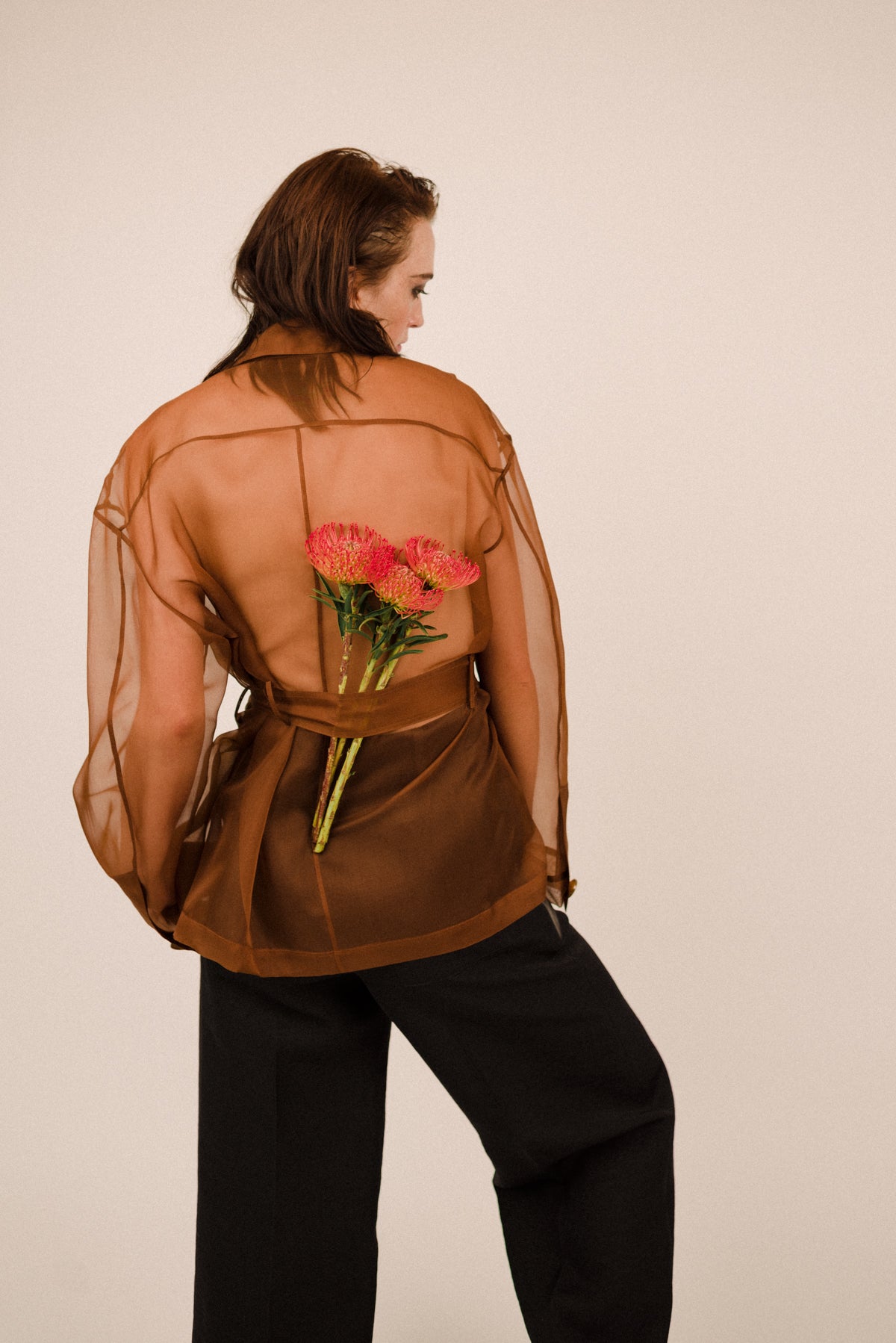 Carine Organza Safari Jacket