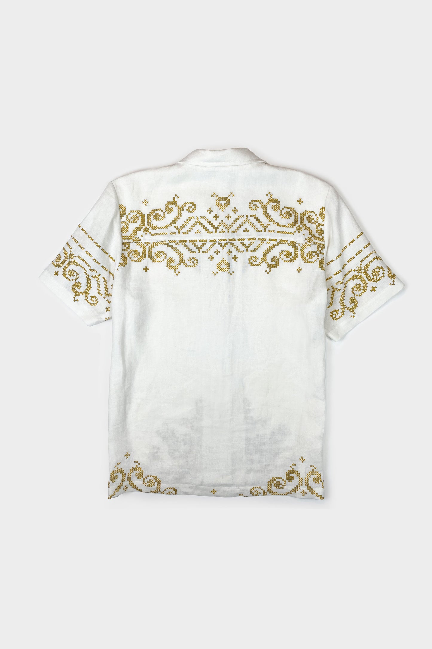 button down shirt with embroidery