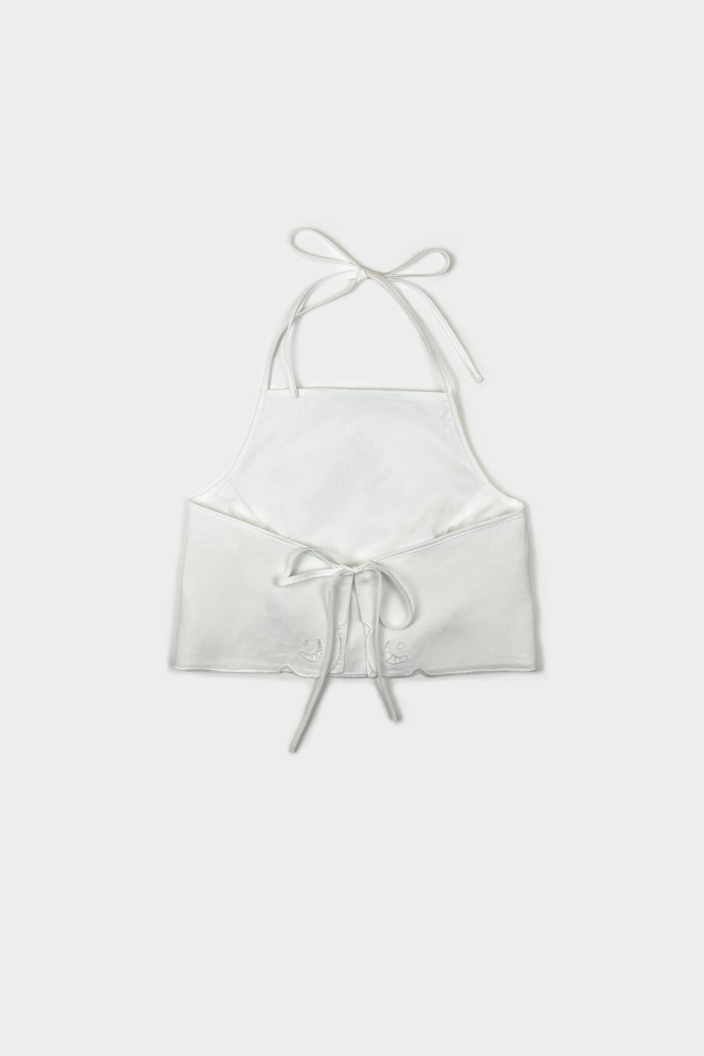 linen top with embroidery