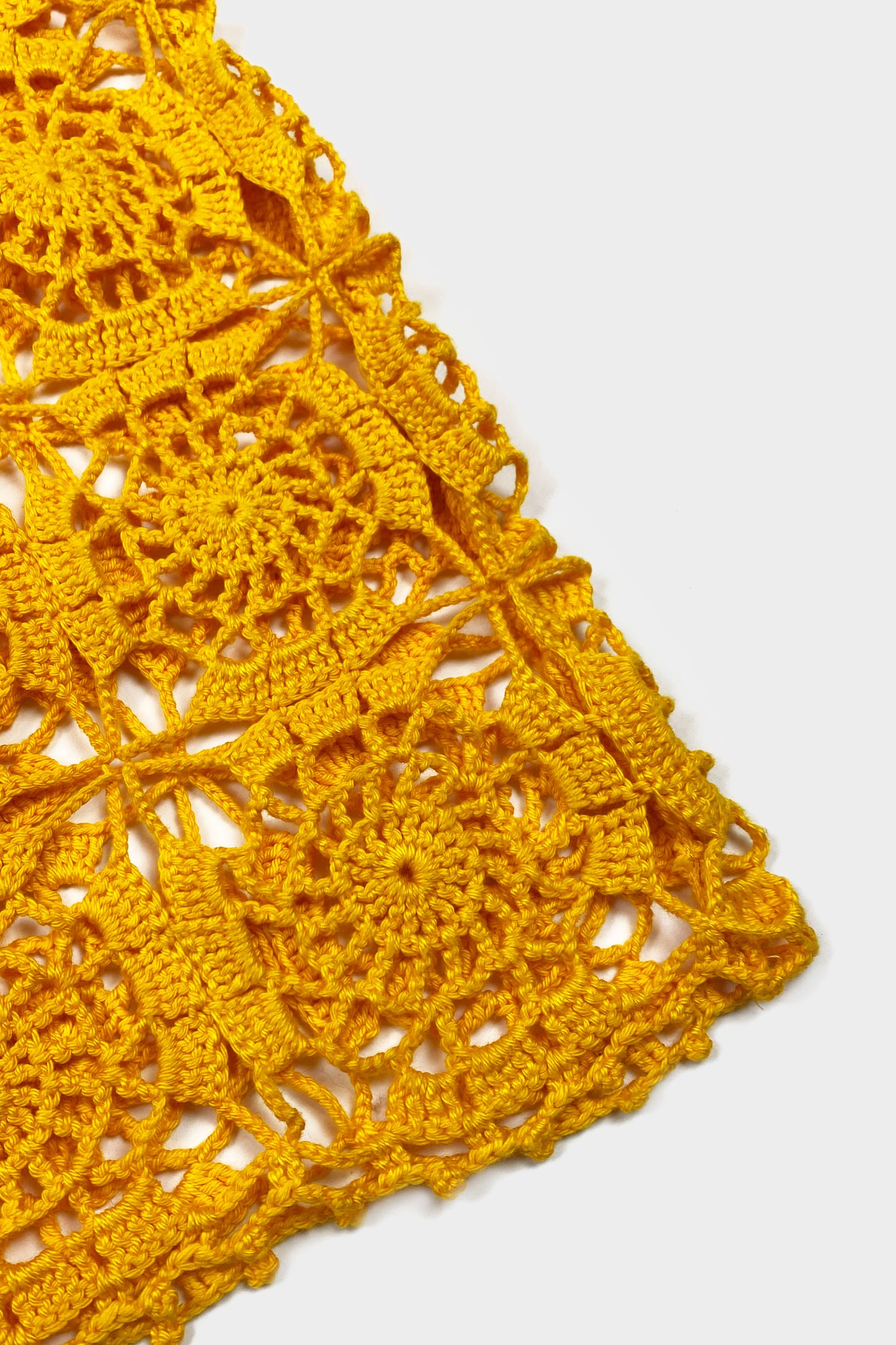 KHxWE2 Camp Shirt in Mango Crochet
