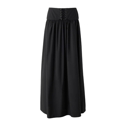 Cinch Waist Maxi Skirt (Pre-order)