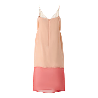 Lace Trim Slip Dress - Blush (Pre-order)