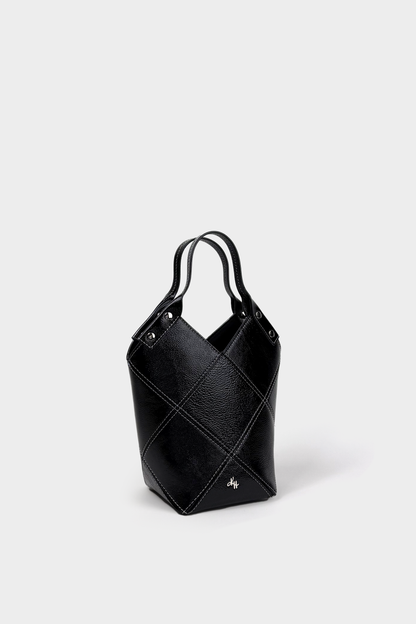 Mini Fiona Tote in Crinkle Patent