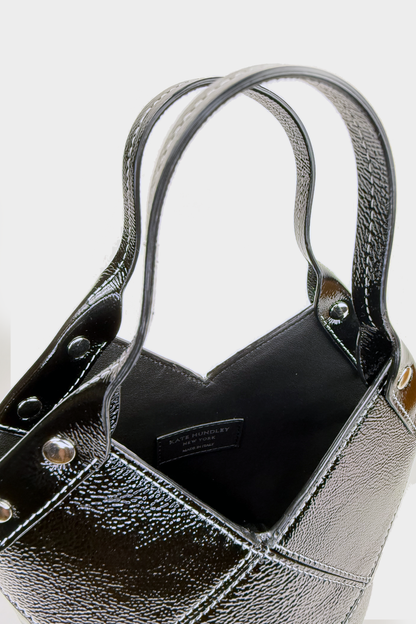 Mini Fiona Tote in Crinkle Patent