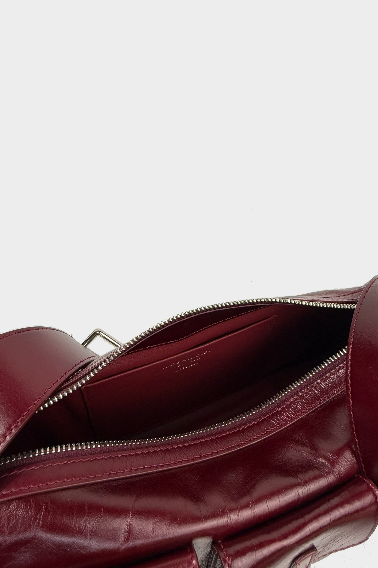 Anjelica Pocket Shoulder Bag in Cranberry
