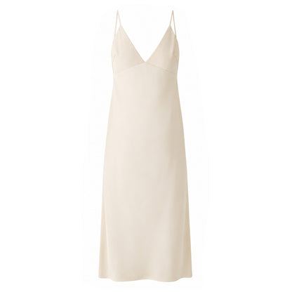 Triangle Bias Slip Dress - Cream (Pre-order)