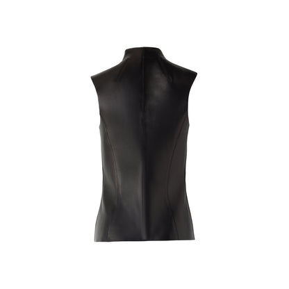 Lace-Up Leather Vest (Pre-order)