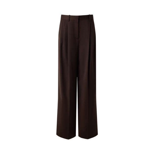 Mid Rise Double Pleat Trouser (Pre-order)