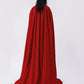Silk Cape with Buckle Closure