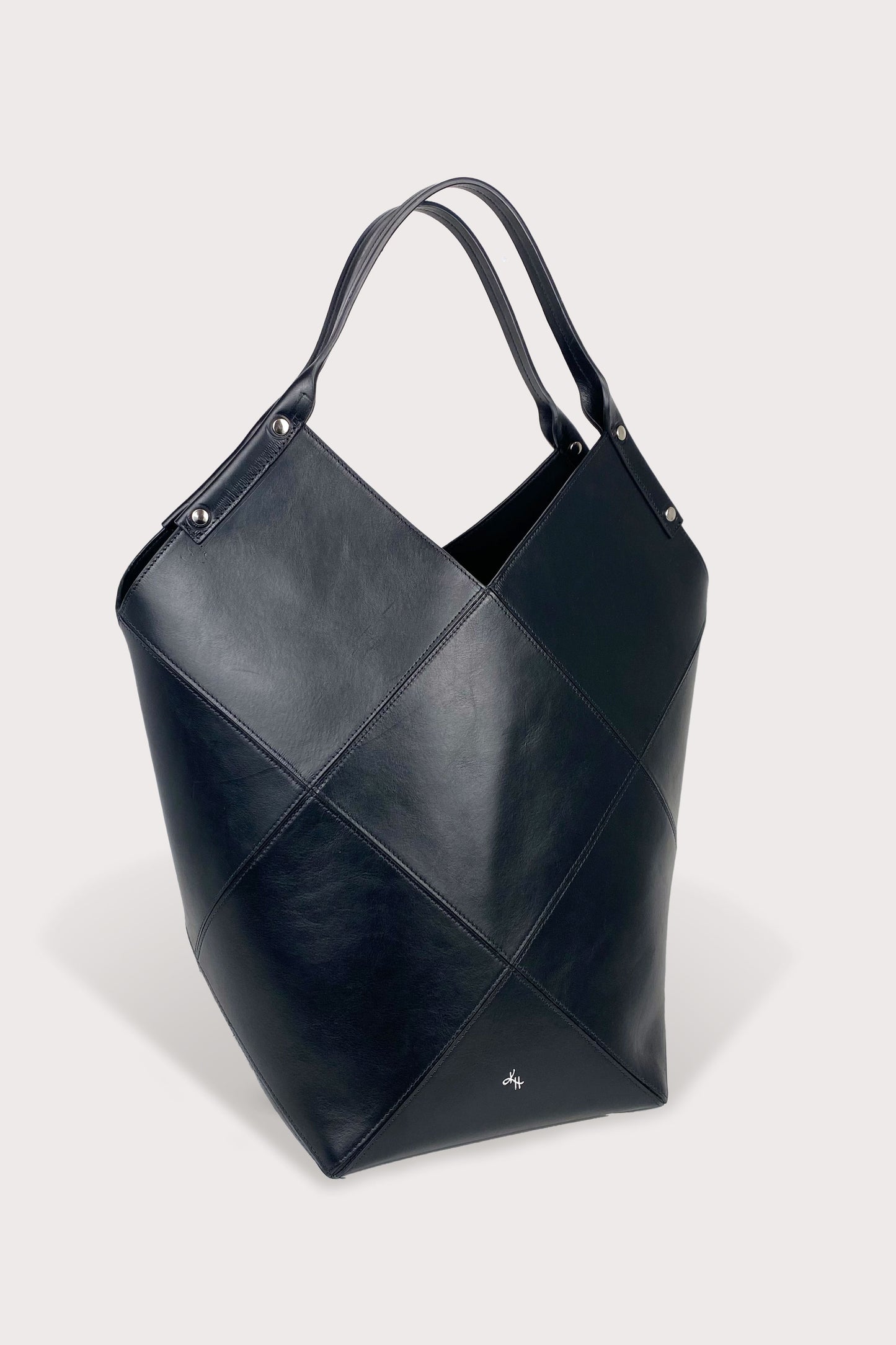 Large Fiona Tote in Shiny Calf