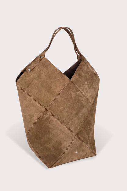 Large Fiona Tote in Suede