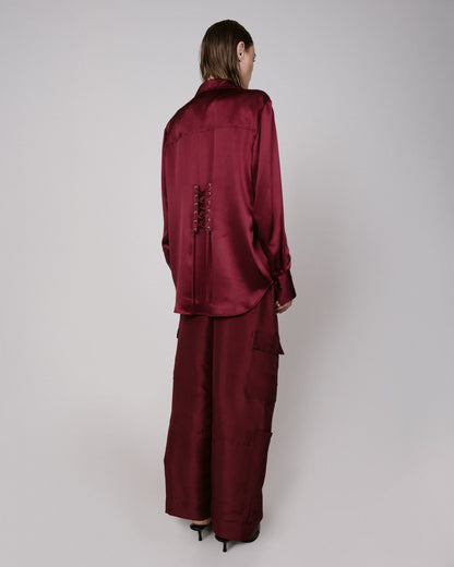 Long Sleeved Shirt with Lacing