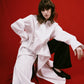 Lace-up Shirt Dress in Organic Cotton
