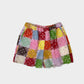 KHxWE2 Summer Shorts in Rainbow Crochet